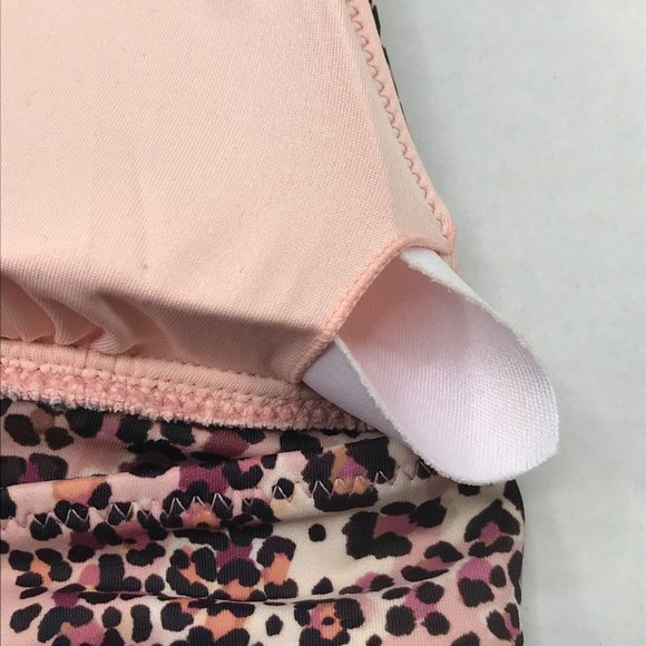 Shade And Shore Women's Sz. Small 4-6 Tall Triangle Bikini Swim Top Animal Print - Picture 14 of 14